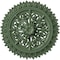 Ekena Millwork Lariah Ceiling Medallion (Fits Canopies up to 1 3/8"), 24 3/4"OD 1 3/8"ID x 3 1/4"P, Athenian Green CM24LAAGF - alternate 1